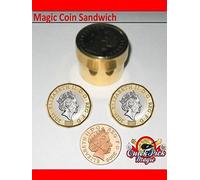 New Magic Copper Sandwich £1-1p Coin magic - New Pound Magic Trick - Includes Coin Unique Trick