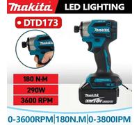 New Makita DTD173Z 18V LXT Cordless Brushless 1/4" Impact Driver Tool Only