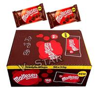 New MALTESERS Buttons Chocolate 36 x 32g Bag Full Box Original