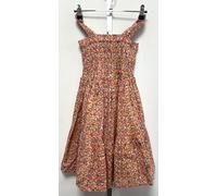 New Marc O'Polo 4-5 6-7 8-9 years cotton Sunrise red floral tiered girls dress