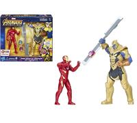 New Marvel Avengers Infinity War Iron Man Vs Light Up Talking Thanos Battle Set