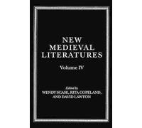 New Medieval Literatures - 9780198187387