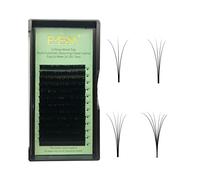 New Mega Volume Easy Fan Lashes 0.07mm D Curl 8-15mm Mix Tray Automatic Blooming Eyelash Extensions .07 mm 3D 6D ~10D Eye Lash Extension(0.07 D mixed)