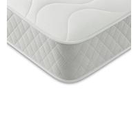 New Memory Foam Sprung Mattress Quilted Cover Grey Border (4FT small double)