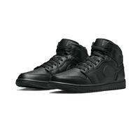 New Men's Nike AIR JORDAN 1 Mid Black Ankle High trainers shoes size UK 10.5