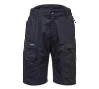 New Mens Portwest KX340 Ripstop Cargo Work Shorts. Black in 5 sizes. T7848.