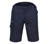 New Mens Portwest KX340 Ripstop Cargo Work Shorts. Dark Navy 40 inch. T7648.