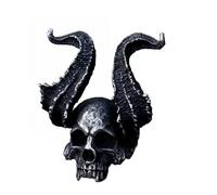 New Men's Rings Skull Ring Horned Satan Devil Ring For Teens Gothic Punk Jewelry Gifts