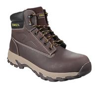 NEW MENS STANLEY TRADESMAN PRO SAFETY STEEL TOE CAP WORK APPRENTICE LEATHER BOOTS SHOES SZ (BROWN, uk_footwear_size_system, adult, men, numeric, medium, numeric_10)