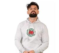 New Men's Wales Cymru Welsh Flag Dragon St David's Day Celtic Hoodies UK (UK, Alpha, M, Regular, Regular, Grey Celtic Knot)