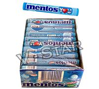 NEW MENTOS ROLLS CHEWY DRAGEES SWEETS CANDY ASSORTED FLAVOURS FULL BOX (Mentos Mints Tube 40 x 38g)