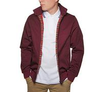 New Merc London Burgundy/Wine Harrington Jacket Retro/Mod/Scooter - Size X-Large