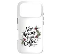 New Mercies, Fresh Coffee - Lamentations 3:23 Case for iPhone 17 Pro