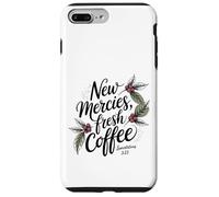 New Mercies, Fresh Coffee - Lamentations 3:23 Case for iPhone 7 Plus/8 Plus