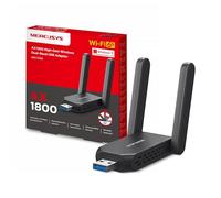 NEW MERCUSYS MA72XH AX1800Mbps WiFi Dongle for PC, Dual-Band USB Adapter
