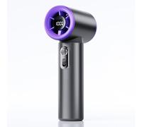 New Metal Aluminum Alloy Handheld Small Fan Usb Mini Portable High-speed Violent Cooling Small Fan(Gray -3000)