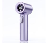 New Metal Aluminum Alloy Handheld Small Fan Usb Mini Portable High-speed Violent Cooling Small Fan(Purple -3000)
