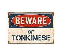 New Metal Aluminum Sign Beware Toad Tin Sign 8X12 Inch