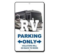 New Metal Aluminum Sign Scooter Parking Only Violators Will Get Their Ass Kicked Novelty Tin Sign 8X12 Inch