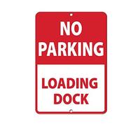 New Metal Sign Aluminum Sign No Parking Loading Dock Activity Sign Loading Zone For Outdoor & Indoor 12" X 8"