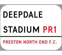 New Metal Street Sign Preston North End Metal Street Sign 8X12 Inches