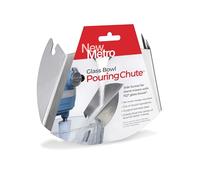 New Metro Design PC-GL Set of 1-Pouring Chute for Glass Bowl, Stainless Steel, Silver