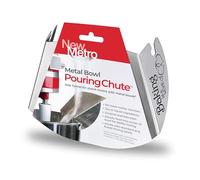 New Metro Design Pouring Chute Accessory, Fits Most Metal Stand Mixer Bowls, Baking is a Work of Heart