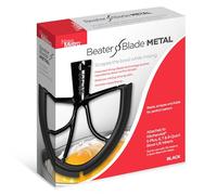 New Metro Design XL-MAX Metal Beater Blade, works with KitchenAid 5+, 6, 7, 8-Quart Stand Mixers, Black