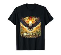 New Mexico Desert Eagle Zia Sun Symbol Art T-Shirt