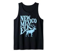 New Mexico Elk Retro Wildlife Tank Top