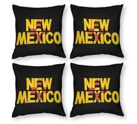 New Mexico Flag Design Cozy Polyester Pillowcase