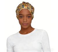 New Mexico flag map01 Print Printed Turban for Women Stretch Headscarf Hat Lightweight Sleep Cap Chemo Sensitive Skin Gift