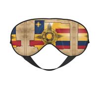 New Mexico Flag Map01 Sleep Eye Mas Updated Design Light Blocking Night Eye Blinder Men Women Shift Work Travel