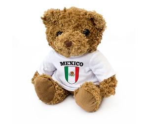 NEW - Mexico Flag Teddy Bear - Cute And Cuddly - Mexican Fan Gift Present
