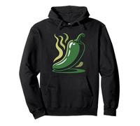 New Mexico Green Chile Botanical Vintage Pepper Print Nm Pullover Hoodie