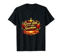 New Mexico Green Chile Sunshine State Pride Design T-Shirt