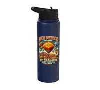 New Mexico Hot Air Balloon Celebration Albuquerque Sunset Stainless Steel Insulated Water Bottle
