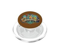 New Mexico Land of Enchantment Roadrunner Chili Bear Graphic PopSockets PopGrip for MagSafe
