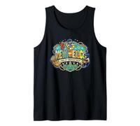 New Mexico Land of Enchantment Roadrunner Chili Bear Graphic Tank Top