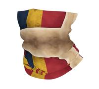 New Mexico Simple Flag Map Print Windproof Neck Gaiter, Warmer Scarf Breathable Half-Face Mask Ski Mask Unisex For Outdoor