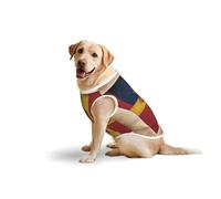 New Mexico Simple Flag Map Soft Cotton T-Shirt Vest For Large Dogs, Print Pet Clothes Breathable Pet Pullover Tee Sleeveless Sweatshirt (3xl-5xl)