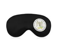 New Mexico State Logo Printed Sleep Mask for Unisex Adult Soft Night Blindfold with Adjustable Strap