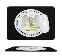 New Mexico State Logo Trendy Gaming Mouse Pad Rubber Base Non-Slip Large Desk Mat Home Office 7.9"x9.4"