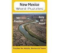 New Mexico State Word Search Puzzle Book: Word Searches with Easy to Read Print about the state of New Mexico, History, Cities, Geography, and More | ... Gift for Vacations, Holidays and Free Times
