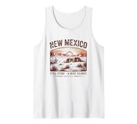 New Mexico Still Stone Wide Silence Since 1912 Tank Top