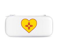 New Mexico Sun Symbol Compatible with Switch Carrying Case Waterproof Protective Travel Bag with 15 Game Card Slots