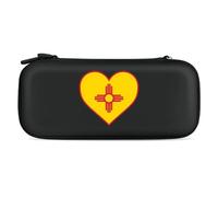 New Mexico Sun Symbol Compatible with Switch Carrying Case Waterproof Protective Travel Bag with 15 Game Card Slots