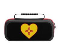 New Mexico Sun Symbol Compatible with Switch Carrying Case Waterproof Protective Travel Bag with 20 Game Card Slots