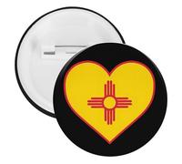 New Mexico Sun Symbol Novelty Buttons & Pins Lightweight Tinplate Lapel Badges Brooches Jewelry Gifts