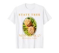 New Mexico Territory Tree Two-Needle Pinyon Pine Value Graphic T-Shirt, Men, White, L